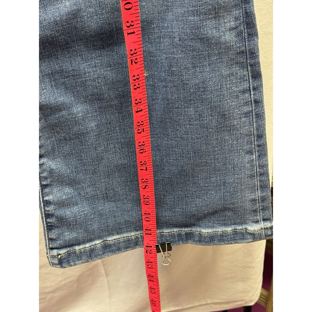 Womens Jeans Studio Blue Mikayla High Rise Flare Patch Pocket Flare 14 NWT - Picture 5 of 10